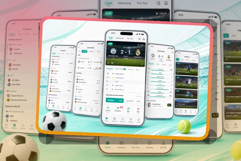 买球站 App赛事功能整理 页面展示